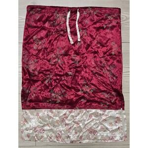 Limited Too Skirt Y2K Silky Rayon / Acetate Girls Size 8 Floral Asian Japanese